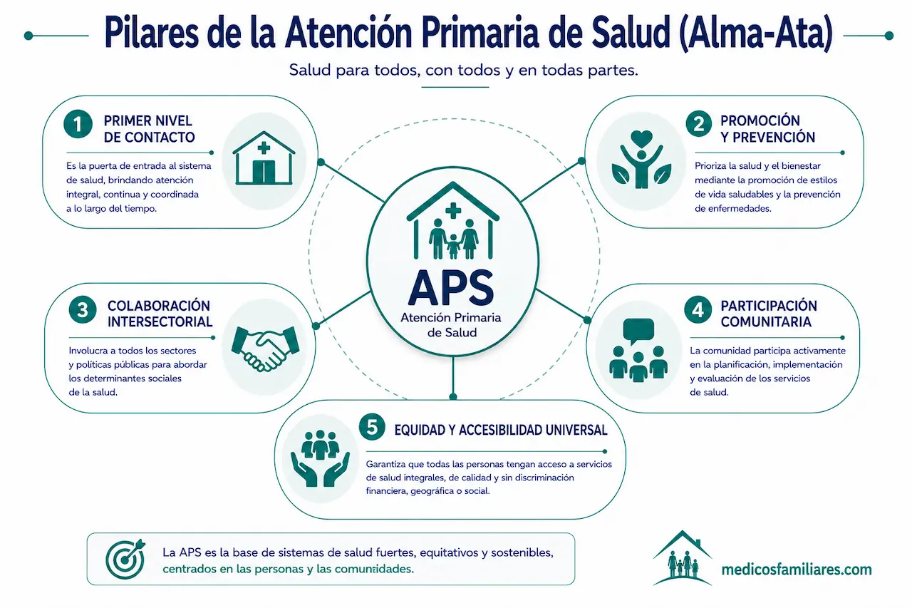 Qué es la atención primaria de salud APS enfoque de Alma-Ata y determinantes